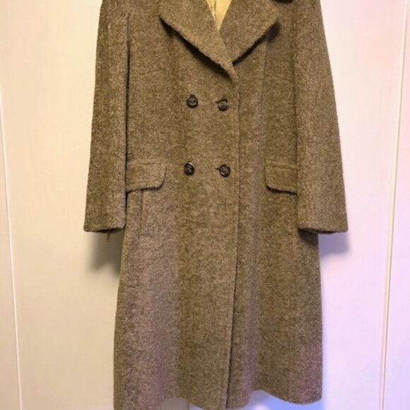 Vintage Alpaca Double Breasted Coat 1970ish - Picture 2 of 11